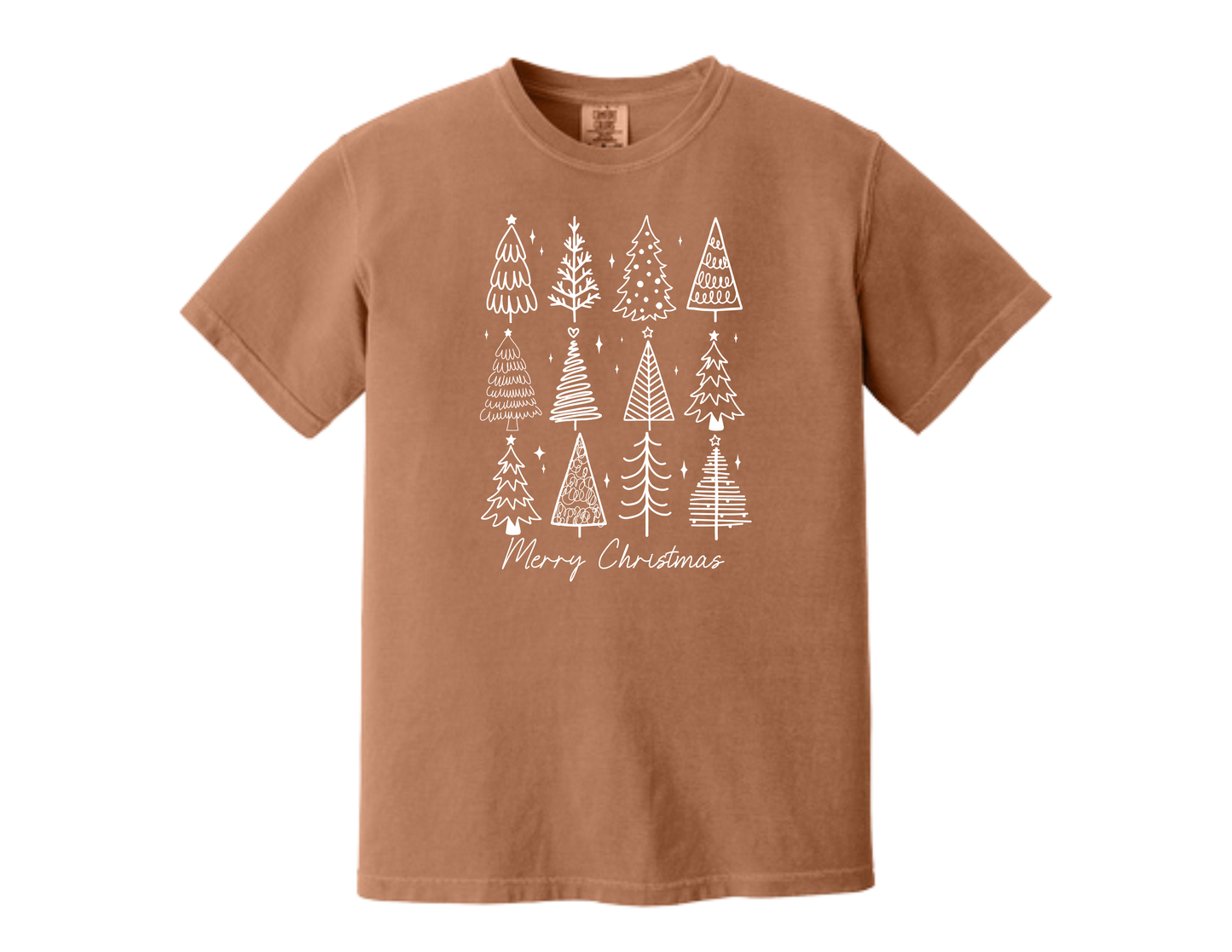 Christmas Tee – Tree Doodle