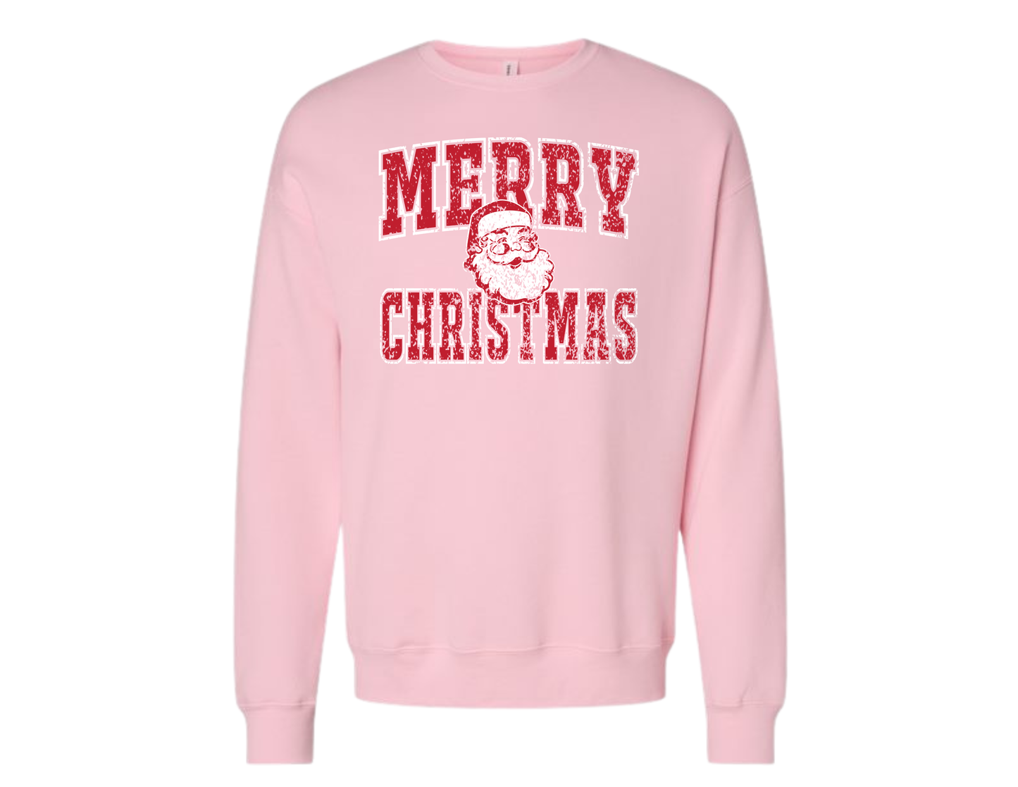 Christmas Crewneck – Merry Christmas (Distressed)
