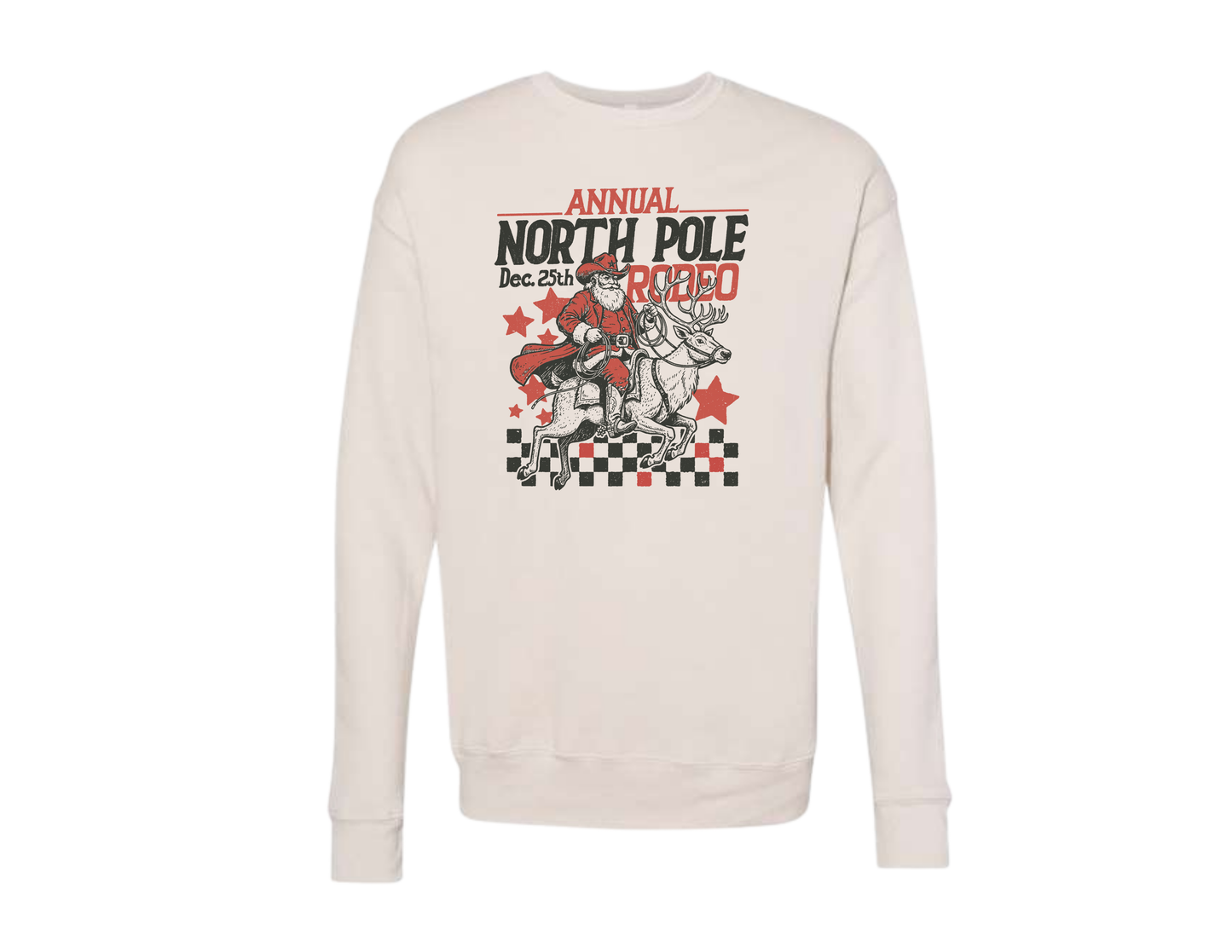 Christmas Crewneck – North Pole Rodeo