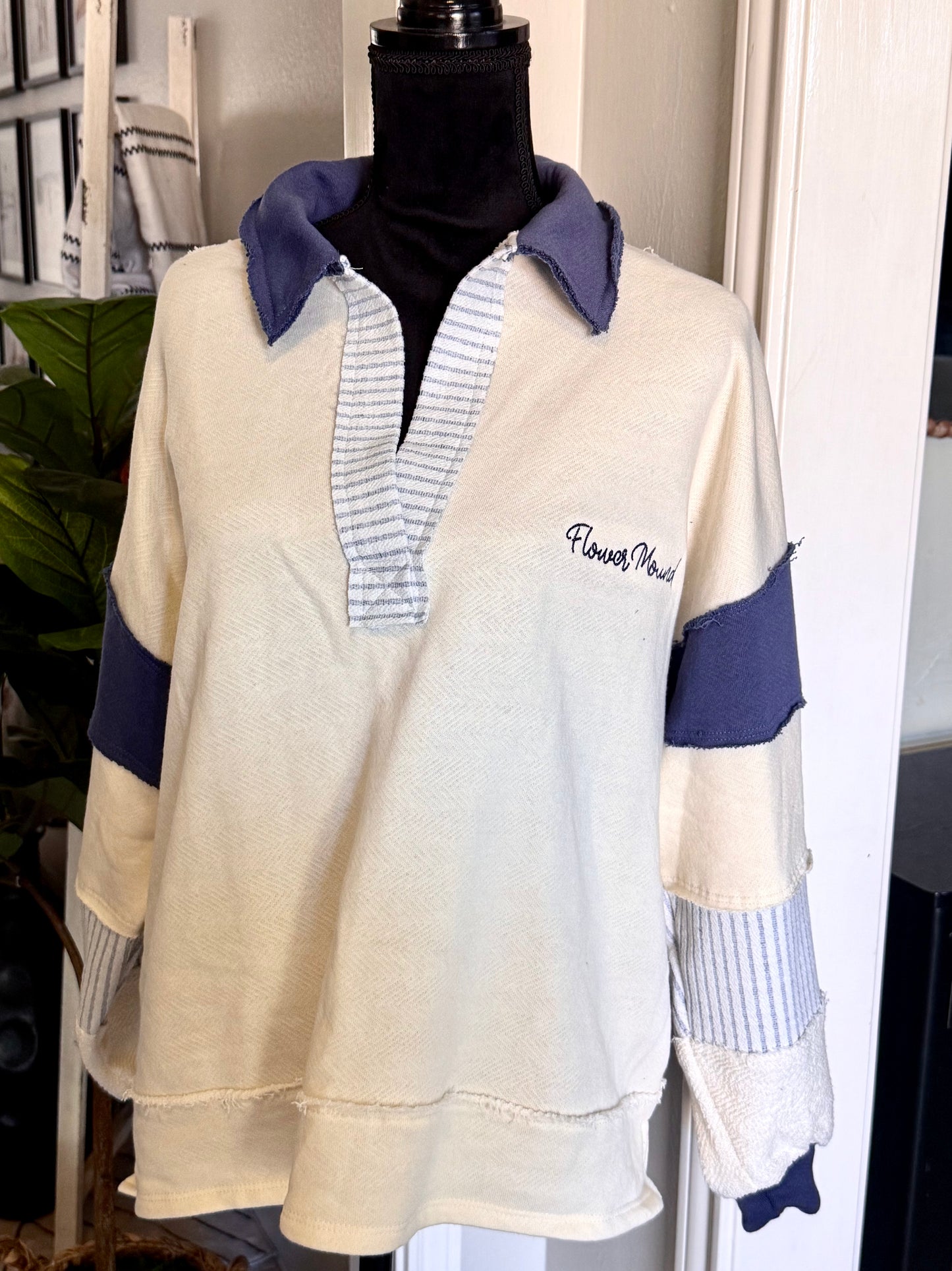 Flower Mound French Terry Loose Fit Top