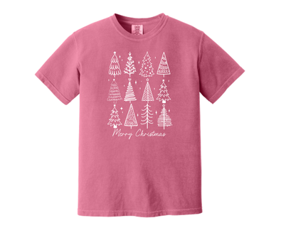Christmas Tee –  Tree Doodle