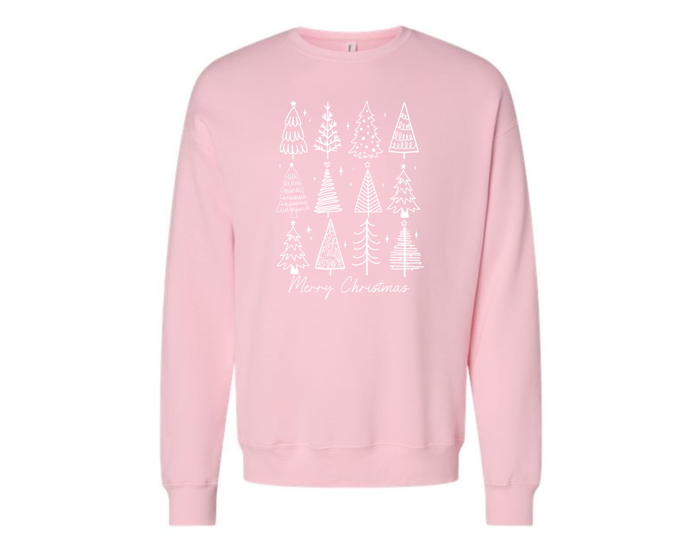 Christmas Crewneck – Tree Doodle