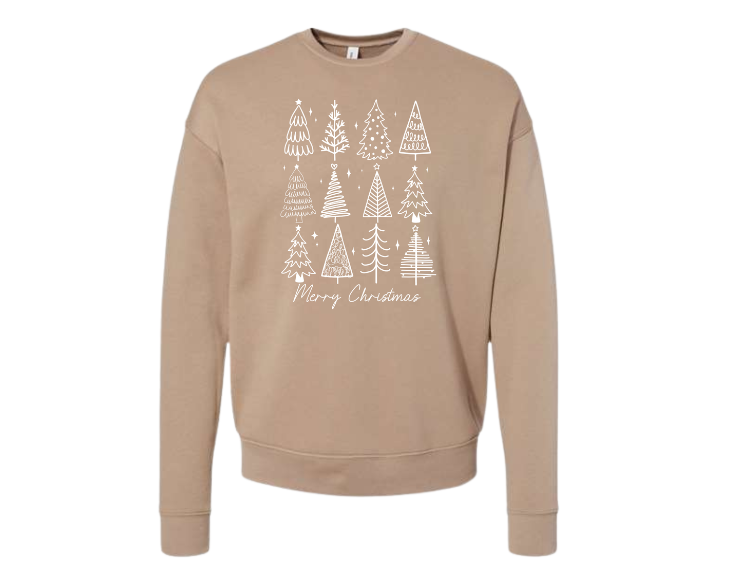 Christmas Crewneck – Tree Doodle
