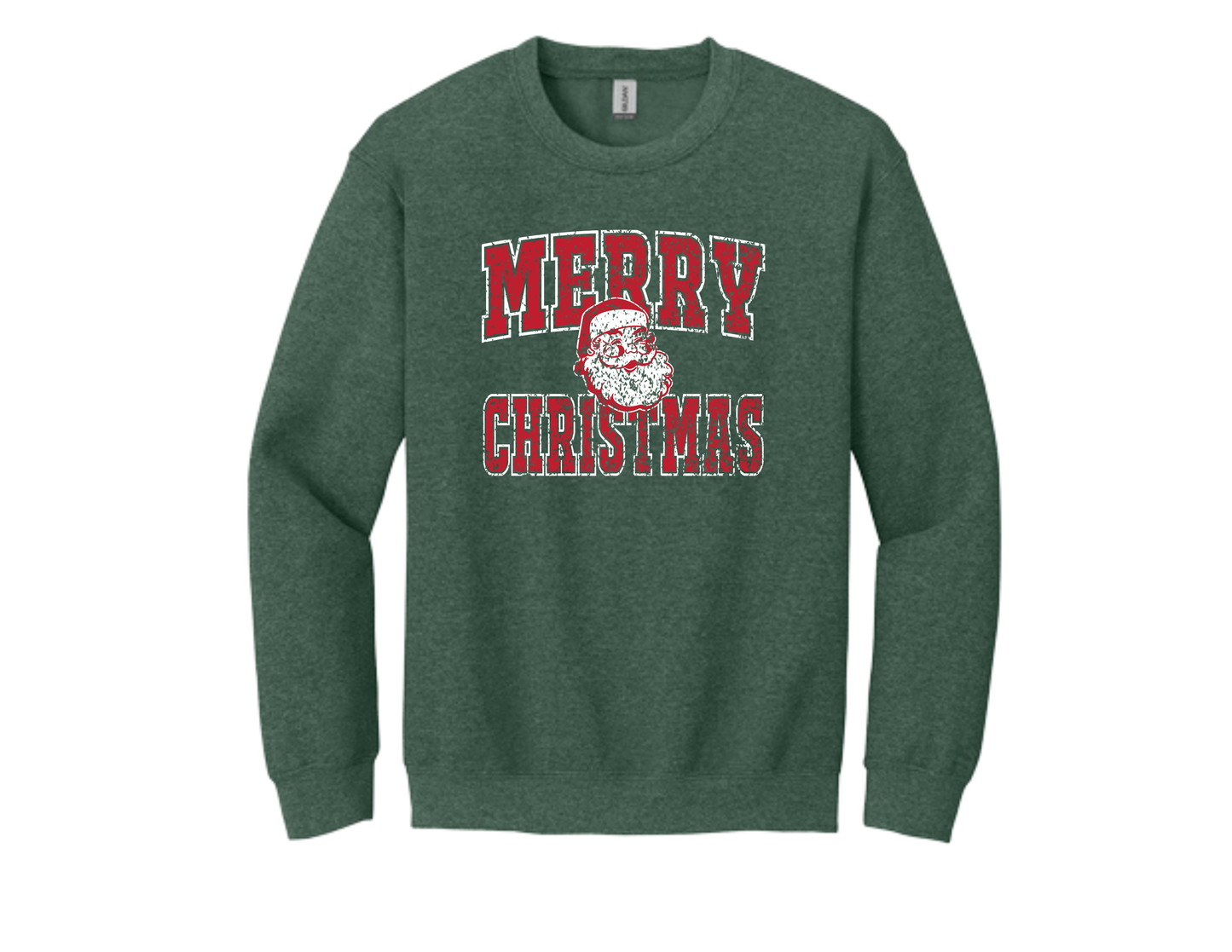 Christmas Crewneck – Merry Christmas (Distressed)