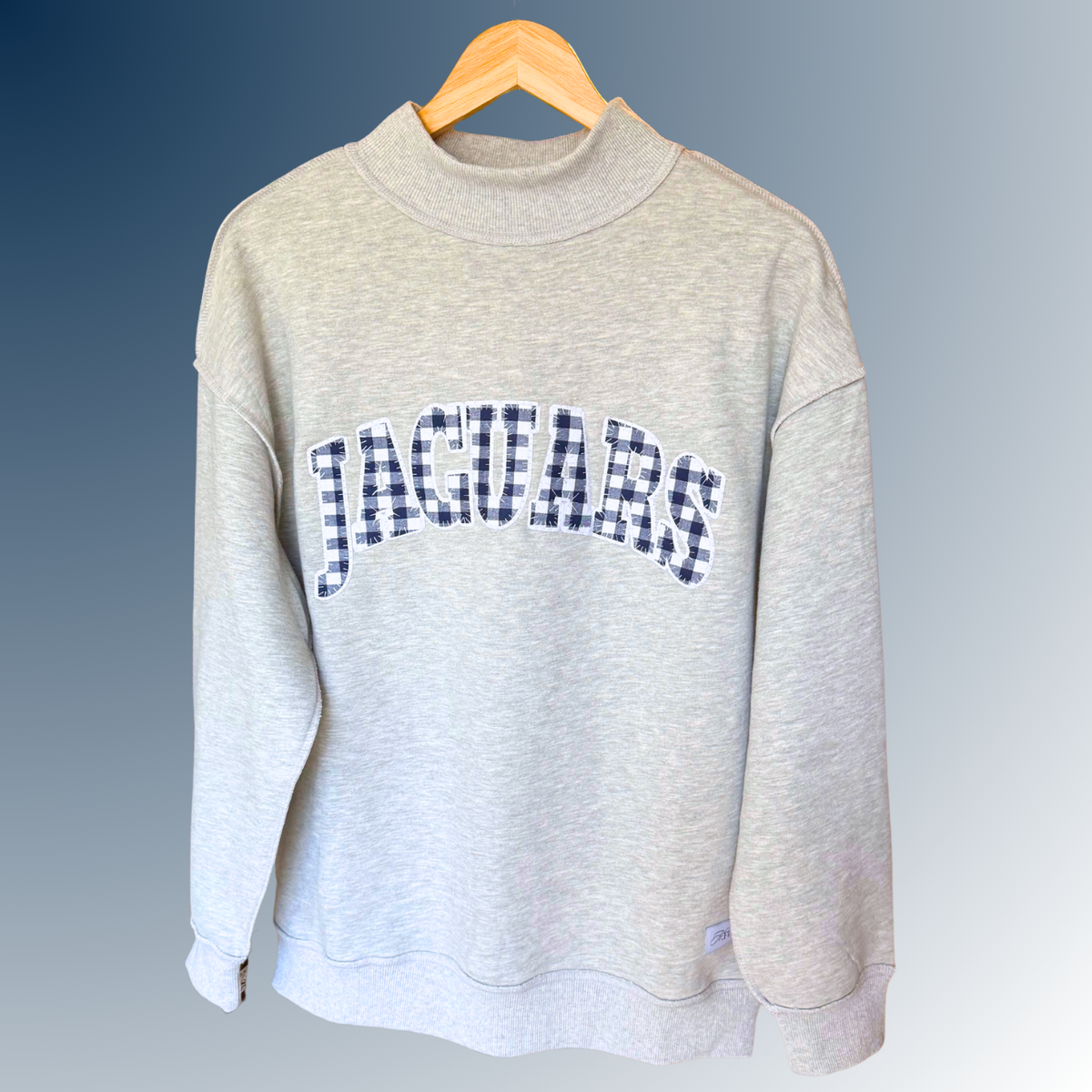 Jaguars Appliqué Ash Mockneck