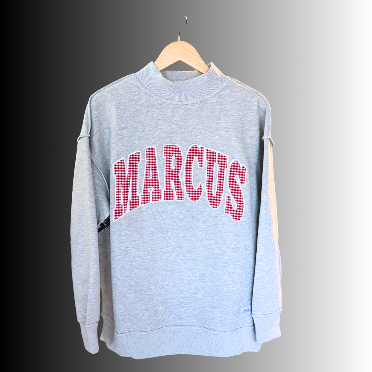 Marcus Appliqué Ash Mockneck
