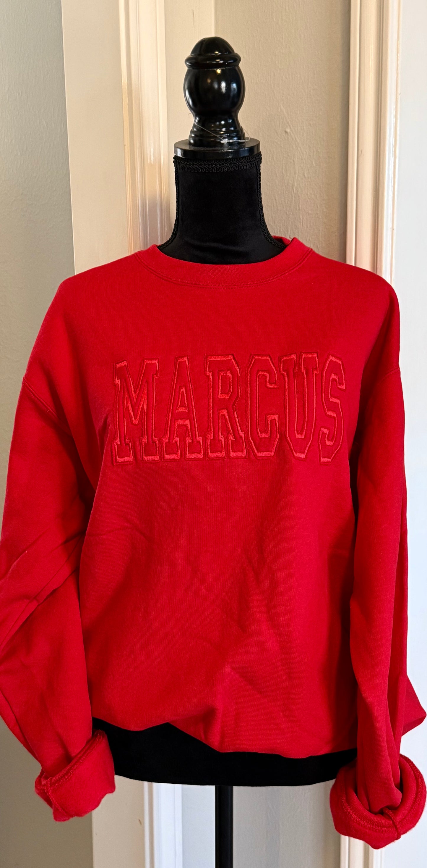 Marcus Varsity RAGGY Crewneck Sweatshirt