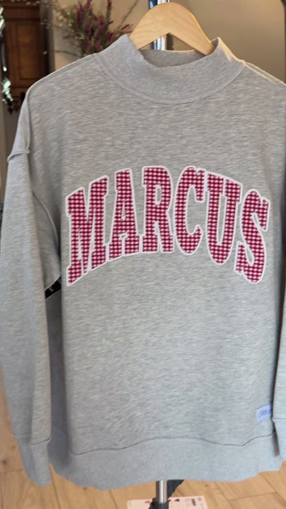Marcus Appliqué Ash Mockneck