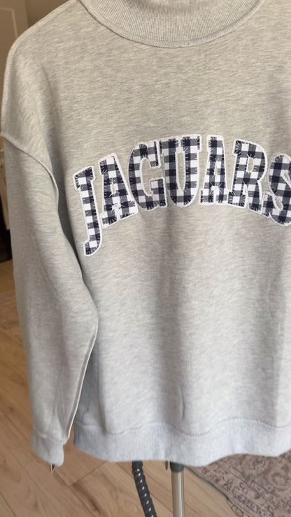 Jaguars Appliqué Ash Mockneck